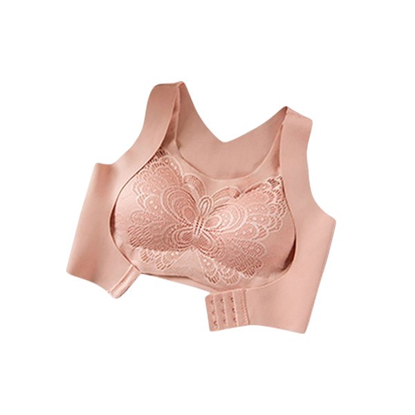 Exclusive Butterfly Push-Up Bra – Comfort & Style (Pink XL:38–40)
