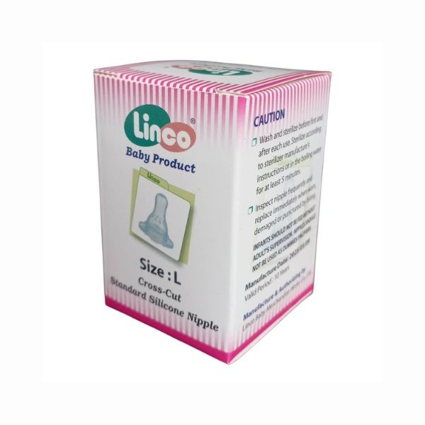 Linco Standard Silicone Nipple L Size – Round Hole | L-22218