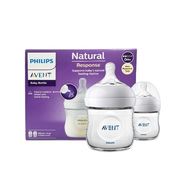 Philips Avent Natural 125 mL Bottle Twin Pack SCF 900/02