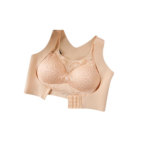 Exclusive Butterfly Push-Up Bra – Comfort & Style (Brown L :35–37)