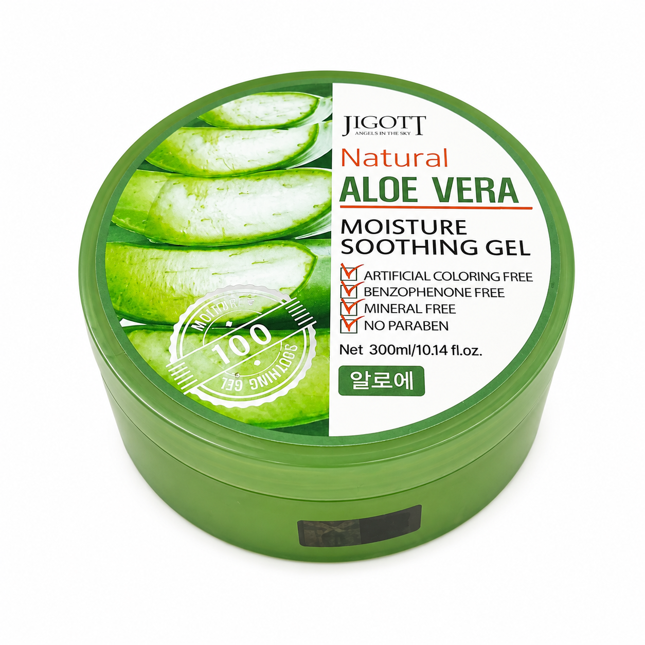Jigott Natural ALOE VERA Moisture Soothing Gel 300 ml